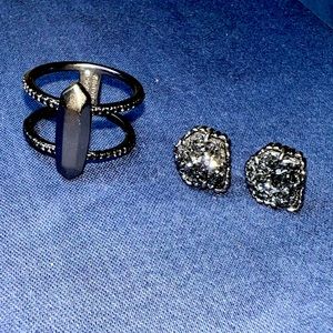 Kendra Scott Ring & Earring Set